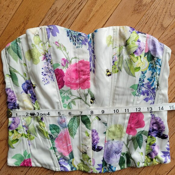 Bridgerton X Primark Corset Romantic Whimsical Gardenia Corset M - Picture 12 of 16